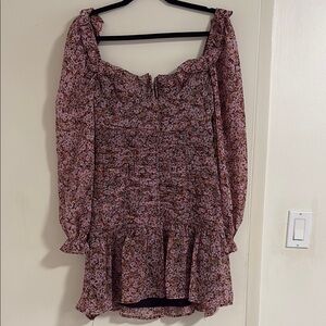 Floral Long Sleeve Dress